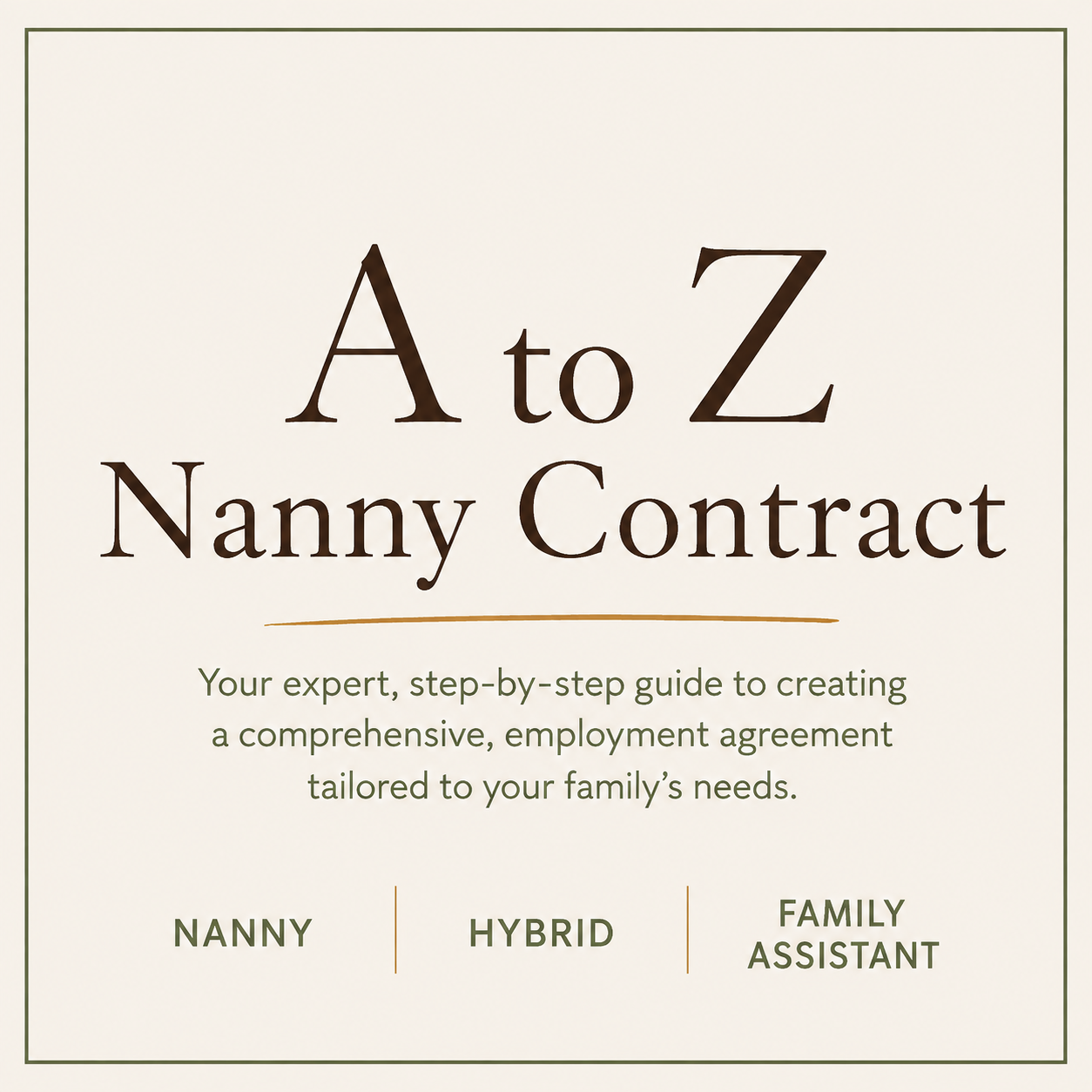 A to Z Nanny Contract v.18